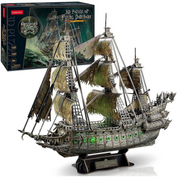 Puzzle 3D cu led Nava Flying Dutchman 360 piese 