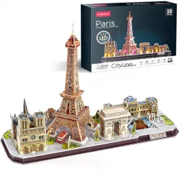 Puzzle 3D led Paris 115 piese 