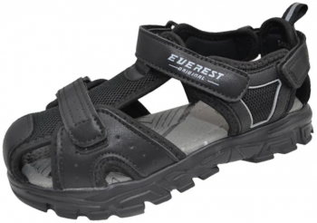 Sandale ortopedice pentru baieti Tom Miki T-10629-C-34 Negru 
