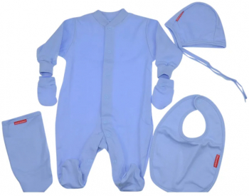 Set 5 piese pentru copii Marcinkowski 406379A-56 Albastru 