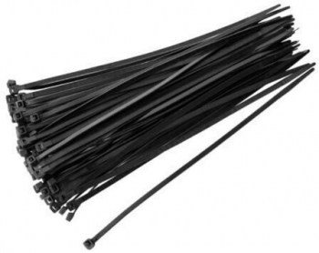 Set coliere PVC pentru prindere Home 250x4.8mm 25 buc/pachet negre 