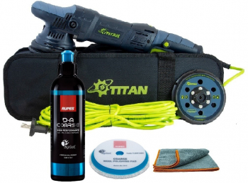 Set masina polish TITAN TDA21-2 pasta Rupes Da Coarse 1l burete lana Heavy Cut 150mm TDA21RUPES.H150-2 