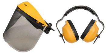 Set viziera si casti protectie urechi Vorel 74462 EN 1731 EN 352-1