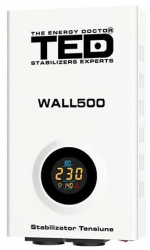Stabilizator automat de tensiune 500 VA/300 W 135-265 V de perete 