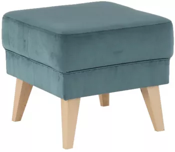 Taburet verde menta picioare natur fag Rodeza 50x50x43 cm 