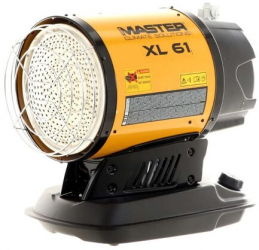 Termosuflanta cu motorina ardere catalitica Master XL61 infrarosu 17 kW 75000 Btu 750 mc/h 