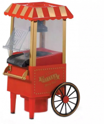 Aparat SIKS® de facut popcorn fara ulei doar cu aer cald usor de folosit Rosu 1200W