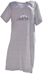 Camasa de noapte pentru alaptat 3187G-3XL Gri 