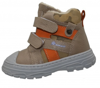 Ghete ortopedice imblanite pentru baieti Small Foot SMF0108MA-24 Maro 
