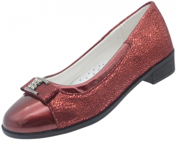 Pantofi ortopedici pentru fete BiKi C-T36-35-D-32 Visiniu 