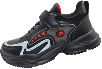 Pantofi sport ortopedici pentru baieti Tom Miki C-T8643-E-38 Negru 
