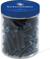 Patroane Schneider 100buc/borcan Cu Capac Plastic - Cerneala Albastru Royal 