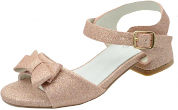 Sandale cu toc pentru fete MRS R2022-28 Roz 