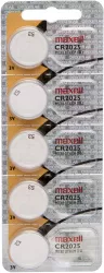 Baterie tip buton CR 2025 Li &bull 3 V 5 buc./blister 