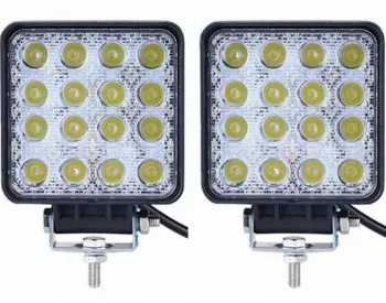 Set 2 x Proiector LED auto offroad 48W