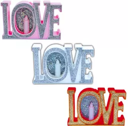 Lumanare ornamentala - Love 