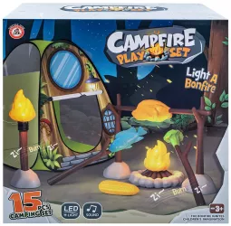 Set camping cort + accesorii cu baterii 