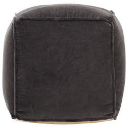 vidaXL Taburet puf antracit 40 x 40 x 40 cm catifea 