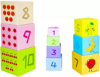 Cuburi educative stivuibile 