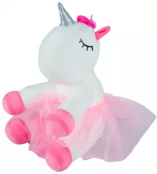 Pernita din material textil Unicorn cu fustita 