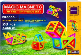 Joc constructii magnetic 20 piese 