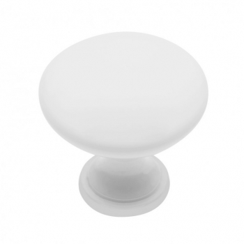 Buton pentru mobila Terni finisaj alb lucios GT D 30 mm 