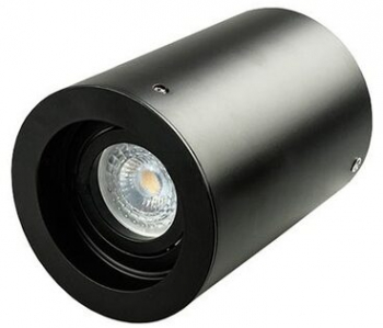 Aplica soclu GU10 IP20 Aluminiu becul nu este inclus 142 x 100 mm Negru 