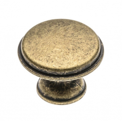 Buton pentru mobila Cento finisaj alama antichizata GT D 28 mm 