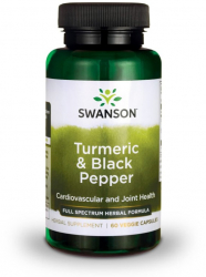 Swanson Turmeric & Black Pepper 60 Capsule 