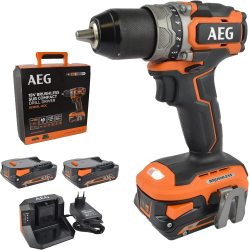 Masina de gaurit fara perii AEG compacta cu acumulator 18V BS18SBL-202C 