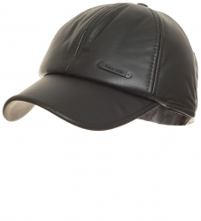Sapca de iarna pentru barbati PAMI SB-0523-165-1 58 cm Negru 