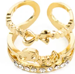 Inel de dama Preety Auriu 18 mm
