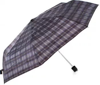Umbrela pliabila adulti Pami cu carouri U-720-65-3 Multicolor
