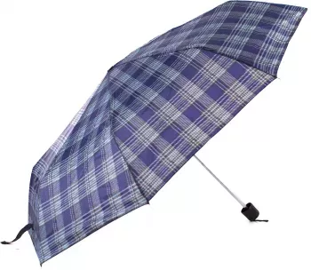 Umbrela pliabila adulti Pami cu carouri U-720-65-4 Multicolor 