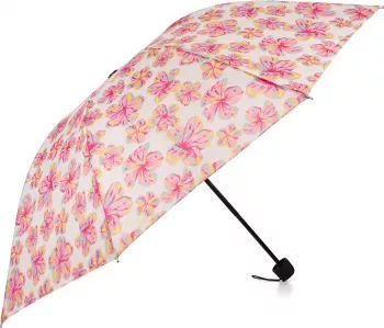 Umbrela pliabila dama Pami cu flori exotice UD719-4-3 Multicolor 