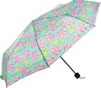 Umbrela pliabila dama Pami cu scoici UD719-4-1 Multicolor 