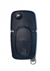 Carcasa cheie briceag pentru Audi 2 butoane cu locas pentru baterie 