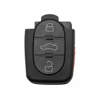 CARCASA CHEIE compatibil AUDI 3 BUTOANE CU BUTON PANICA 