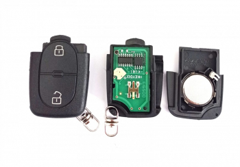 Carcasa cheie complecta pentru Audi 2 butoane cu electronica 