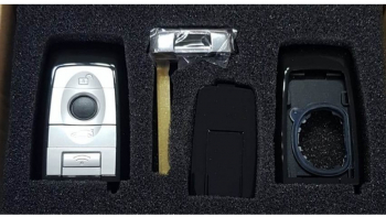 Carcasa cheie compatibil BMw smatkey 4 butoane neagra 