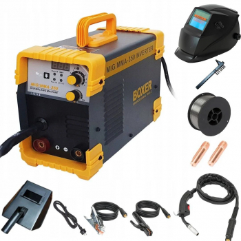 Invertor sudura 350A sarma si electrozi + masca automata + fir flux + accesorii SR-2017+M+F