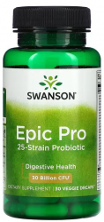Epic Pro - Probiotic 30 miliarde CFU 30 Capsule Swanson 