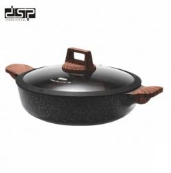 Oala din fier cu capac 28 cm 