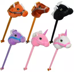 Calut de calarit cu bat + rotile cu sunet 73 cm 