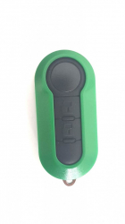Carcasa cheie briceag pentru Fiat 2 butoane verde 