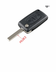Carcasa cheie briceag pentru Fiat 3 but cu locas pt baterie lamela HU83 