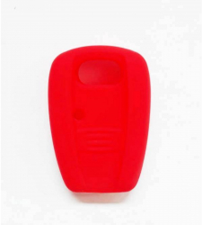 Husa cheie silicon pentru Fiat punto rosu 