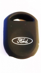Husa cheie silicon pentru Ford negru 