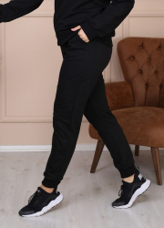 Pantaloni trening Batal negri bumbac L Negru 