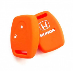 Husa cheie silicon pentru Honda 2 but portocaliu 